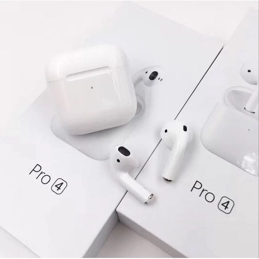 Fone Airs Pro 4 Mini De Ouvido TWS Pro4 SUPERCOPY Airpods Bluetooth - FlameShop