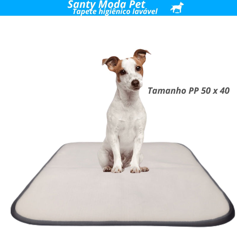 Tapete Higienico lavável para cachorros, reutilizável impermeável para pets 01 UN. - FlameShop