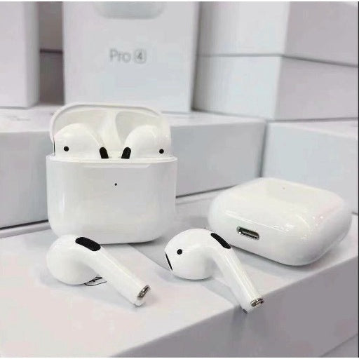 Fone Airs Pro 4 Mini De Ouvido TWS Pro4 SUPERCOPY Airpods Bluetooth - FlameShop