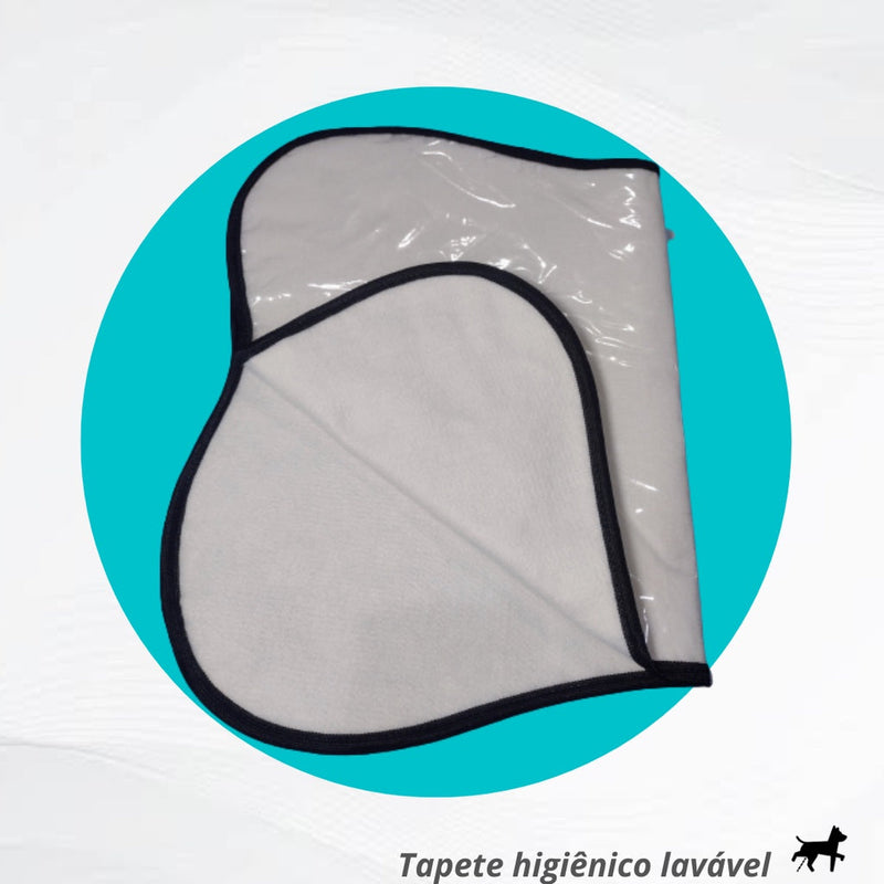 Tapete Higienico lavável para cachorros, reutilizável impermeável para pets 01 UN. - FlameShop