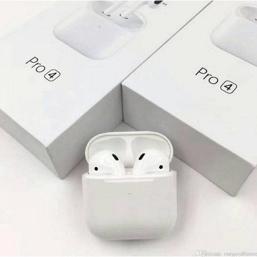 Fone Airs Pro 4 Mini De Ouvido TWS Pro4 SUPERCOPY Airpods Bluetooth - FlameShop