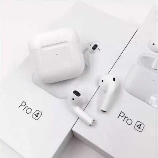 Fone Airs Pro 4 Mini De Ouvido TWS Pro4 SUPERCOPY Airpods Bluetooth - FlameShop