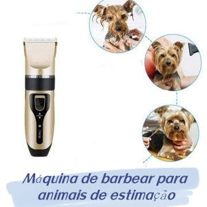 Máquina Para Tosar Cachorro Profissional Pet De Corte Cabelo Tosador de Cães Pet - FlameShop