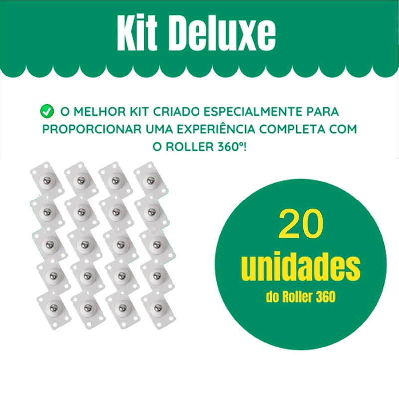 Roller 360º - Rodinhas Auto-adesivas Extra Resistentes - FlameShop