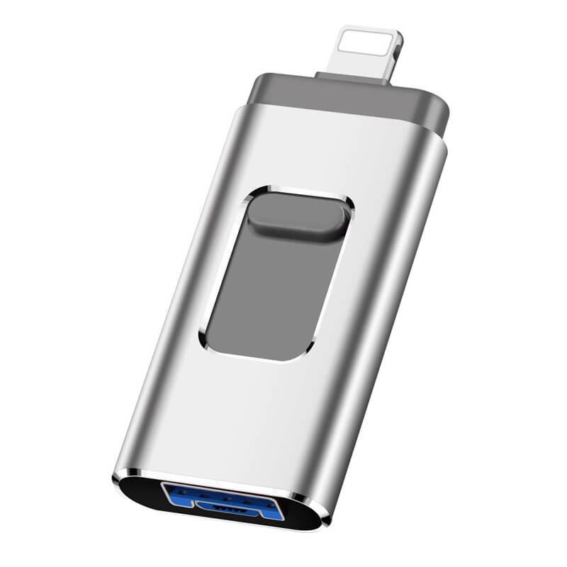 Pen Drive Para Celular 4 em 1 Phone Connect - iOS, Android e PC - FlameShop