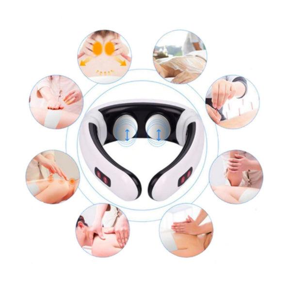 Massageador de Pescoço Elétrico Ultra Railess Original - Frete Grátis - FlameShop