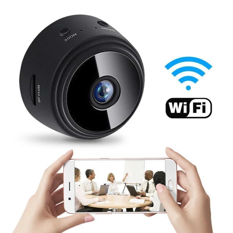 Mini Câmera de Segurança Portátil Wifi HD 1080P Alta Definição - Profilm™ - FlameShop