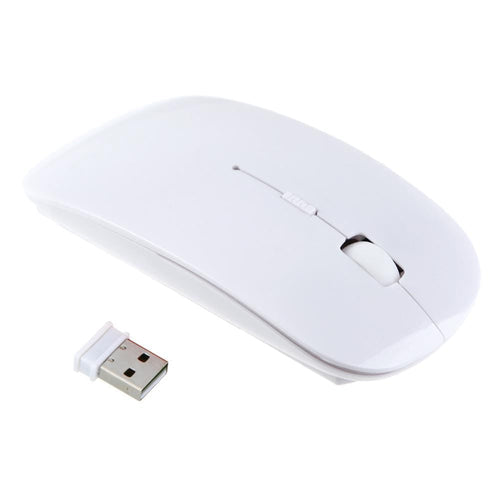 Mouse Óptico Ultra Slim Sem Fio - 1600 Dpi - FlameShop