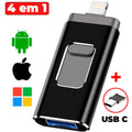 Pen Drive Para Celular 4 em 1 Phone Connect - iOS, Android e PC - FlameShop